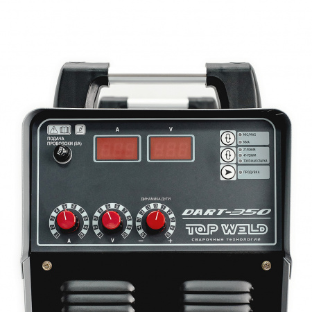 Инвертор полуавтоматической сварки TW Dart-350 (IGBT/ 350A / 380V) (скомплект. горелка+клемма)