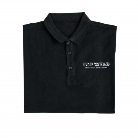 Футболка черная с логотипом TOP WELD