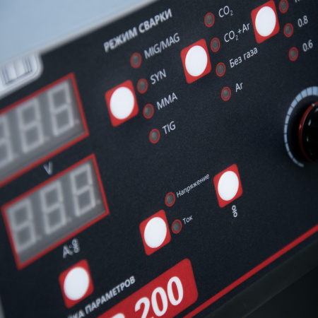 Инвертор полуавтоматической сварки TW Vector-200 (IGBT/ 200A / 220V)+г+к
